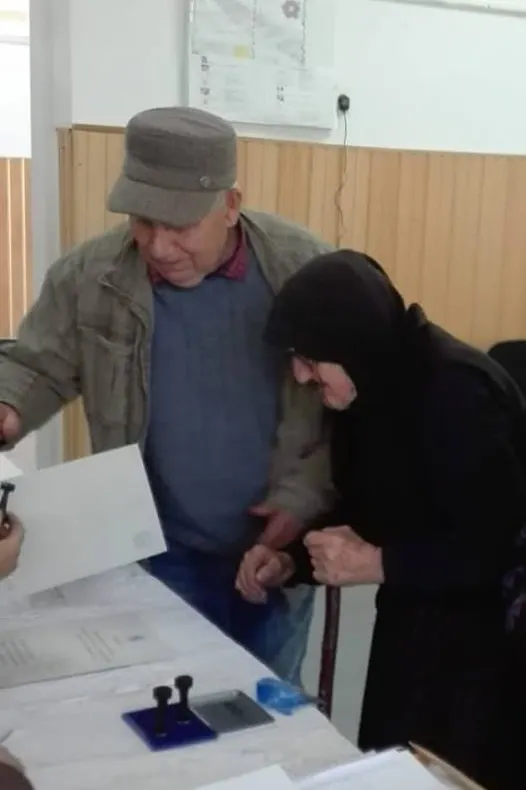 Vasluianca de 100 de ani din Zăpodeni a mers la vot