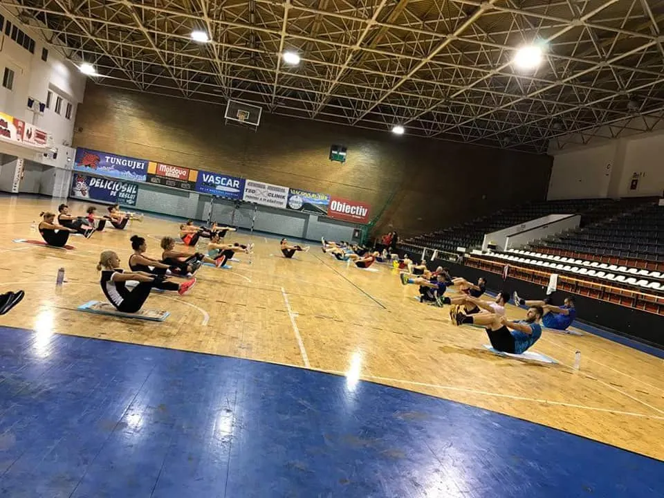 Antrenament inedit pentru handbaliștii de la CSM Vaslui