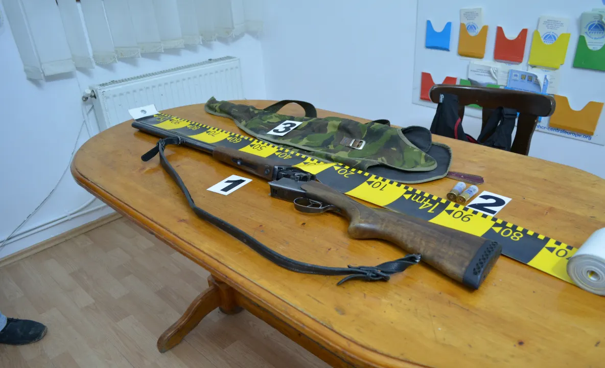 Braconier depistat de poliţiştii de frontieră la Bumbăta
