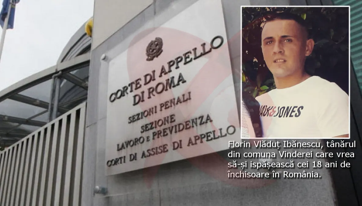 Tânărul din Vinderei, care a ucis un italian în timpul unui joc erotic, își va ispăși pedeapsa în România