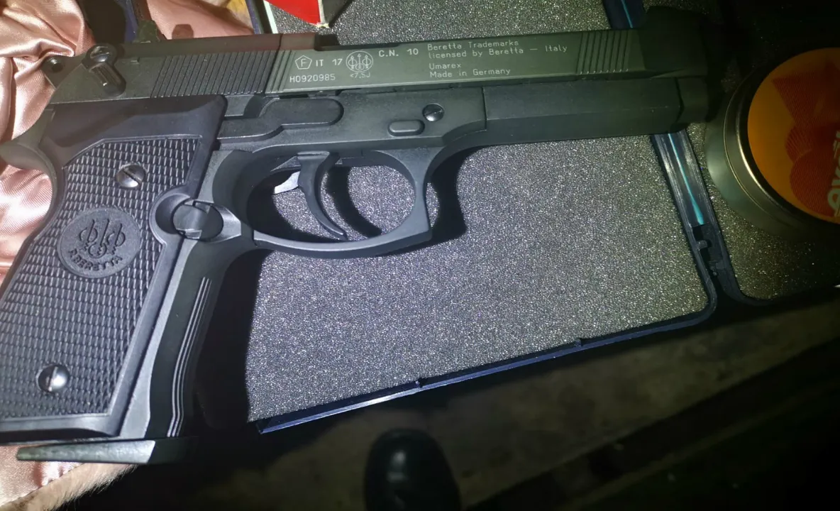 Armă cu aer comprimat şi muniţia aferentă, depistate în Vama Albiţa