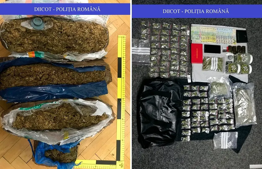 Trei bârlădeni reținuți de DIICOT pentru trafic de droguri