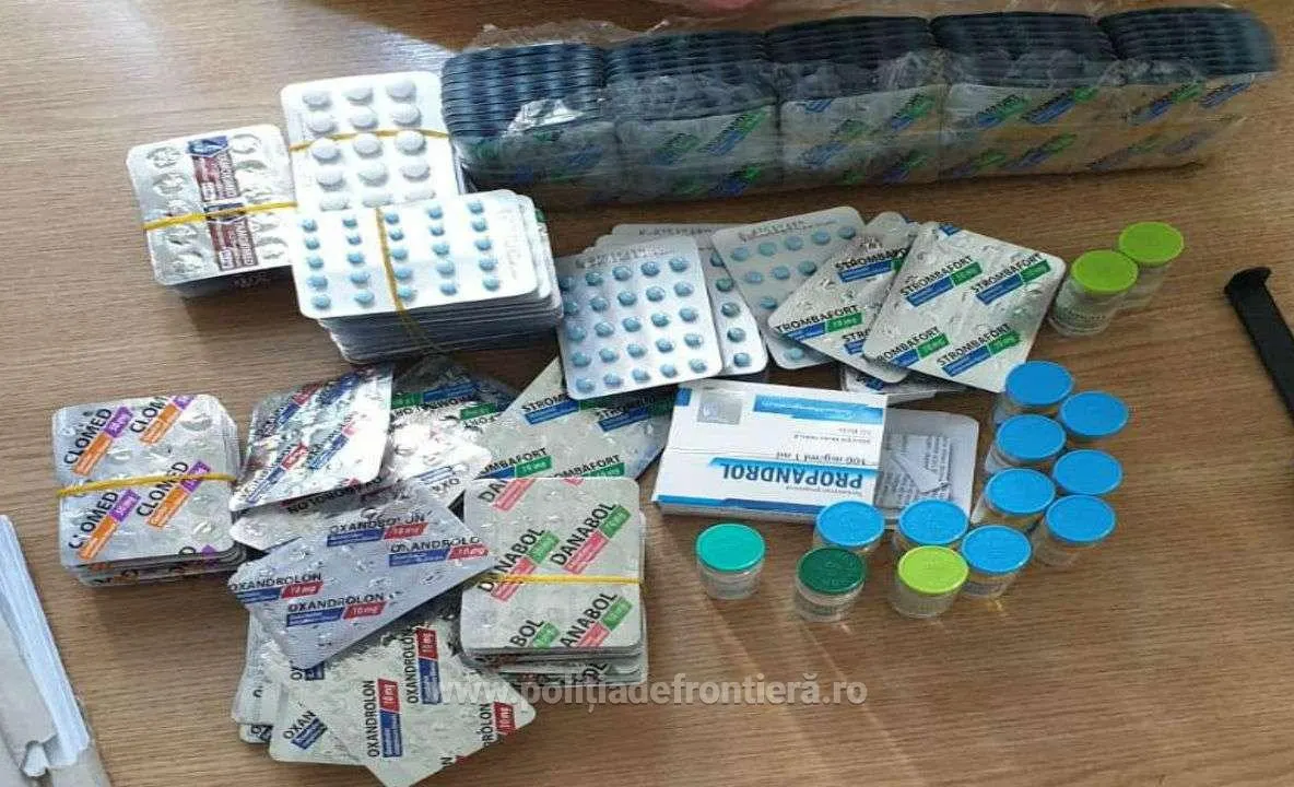 Substanţe anabolizante oprite la intrarea în ţară