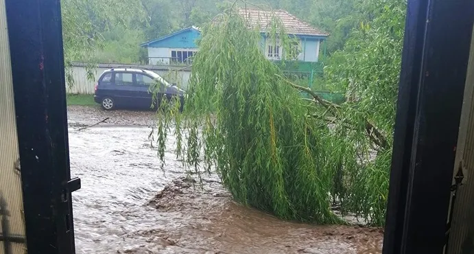FOTO&amp;VIDEO. Urgie peste localitatea vasluiană Pribești: zeci de case și gospodării afectate în urma viiturilor
