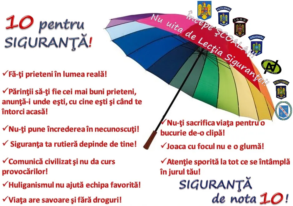 CAMPANIA „#10 PENTRU SIGURANȚĂ!” AJUNGE LA VASLUIENI