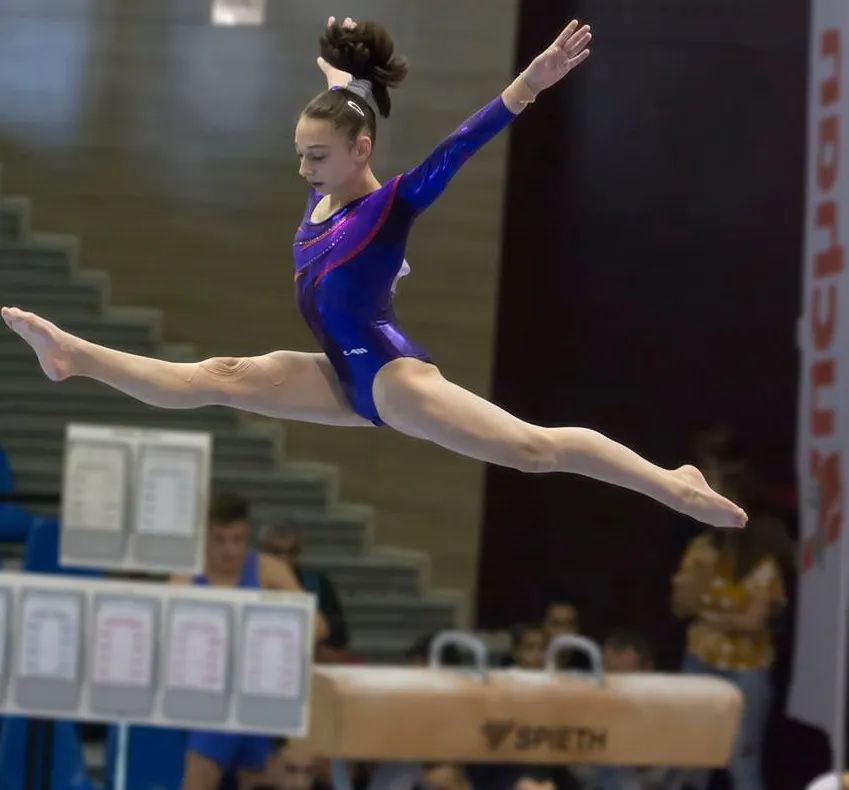 Daniela Trică a obținut argintul la Naționalele de gimnastică