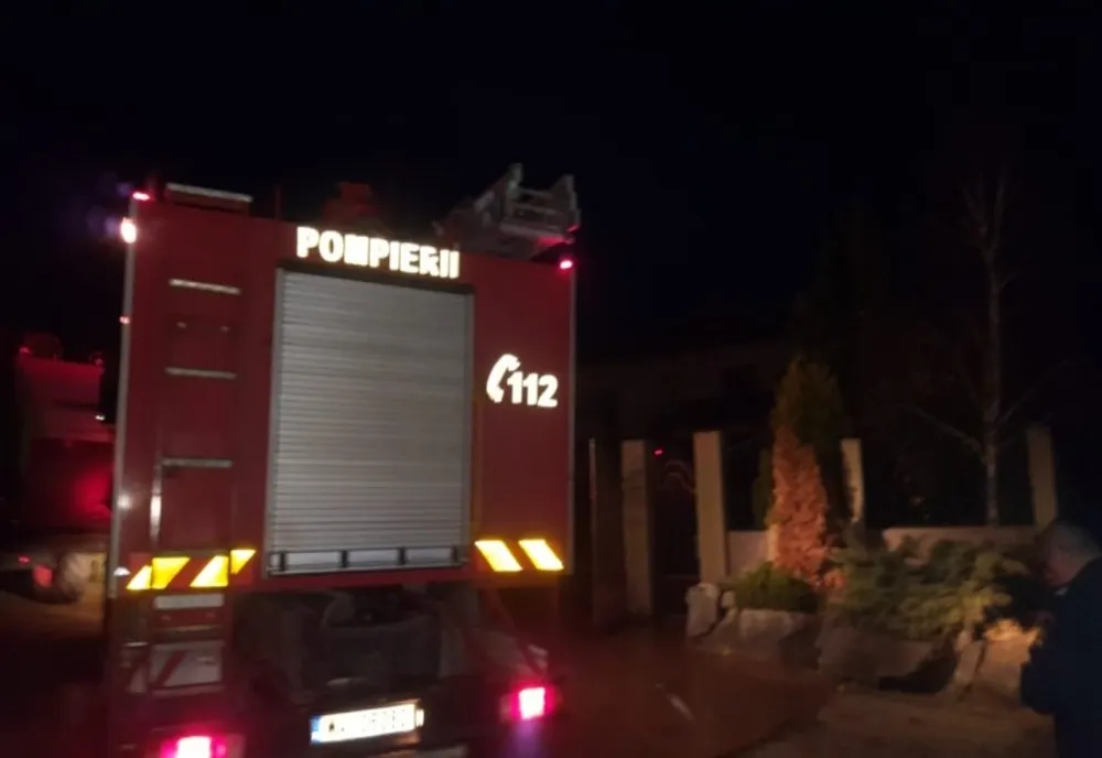 Centrala termică a fabricii de vinuri de la Averești a ars în totalitate în urma unui puternic incendiu