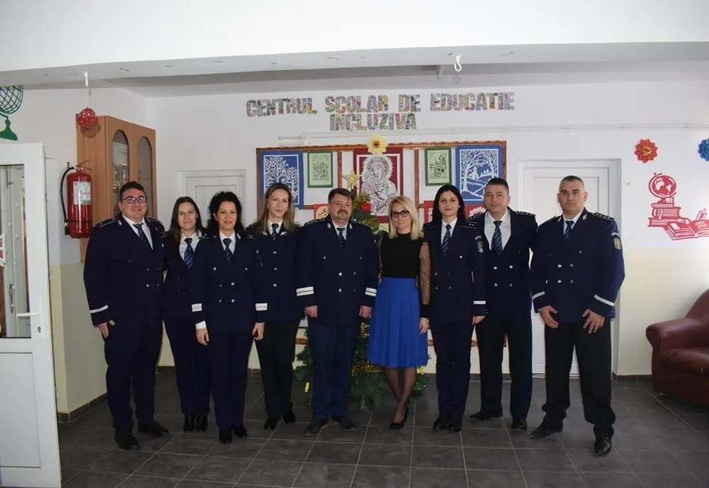 FOTO. Copiii de la Centrul Școlar pentru Educație Incluzivă Negrești, au fost vizitați de Moș Crăciun