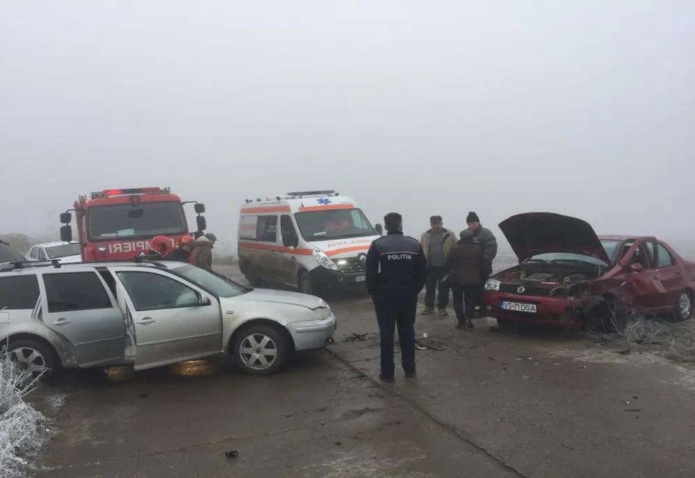 Accident cu patru victime între Murgeni și Sărățeni - FOTO