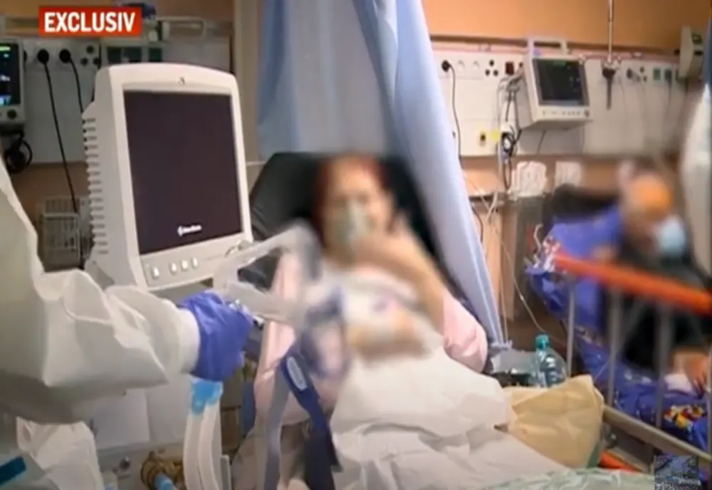 Imaginile neputinței din spitalele Covid. România, în genunchi în fața valului 4. Cum arată o zi pe frontul cu pandemia la Spitalul "Floreasca", din Capitală - VIDEO