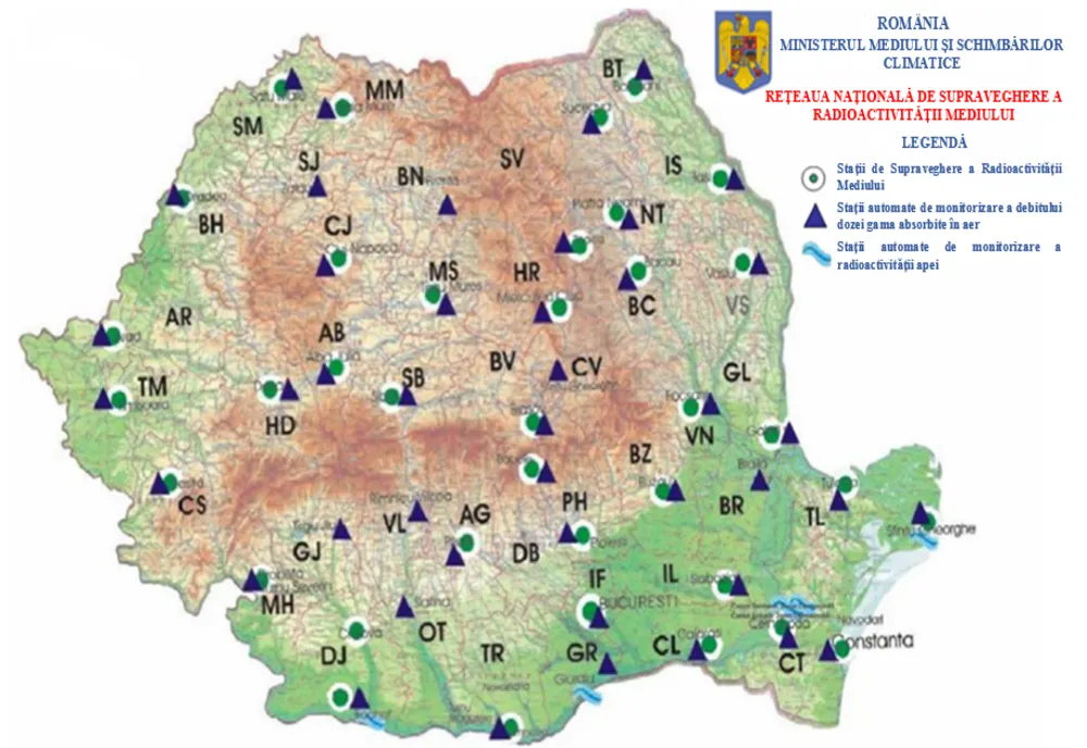 Nivelul radioactivităţii mediului în judeţul Vaslui 