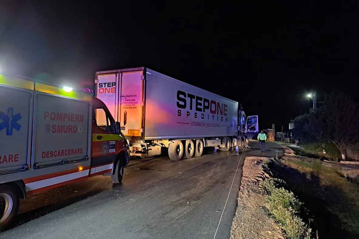 Accident cu victime în apropiere de Bârlad - FOTO
