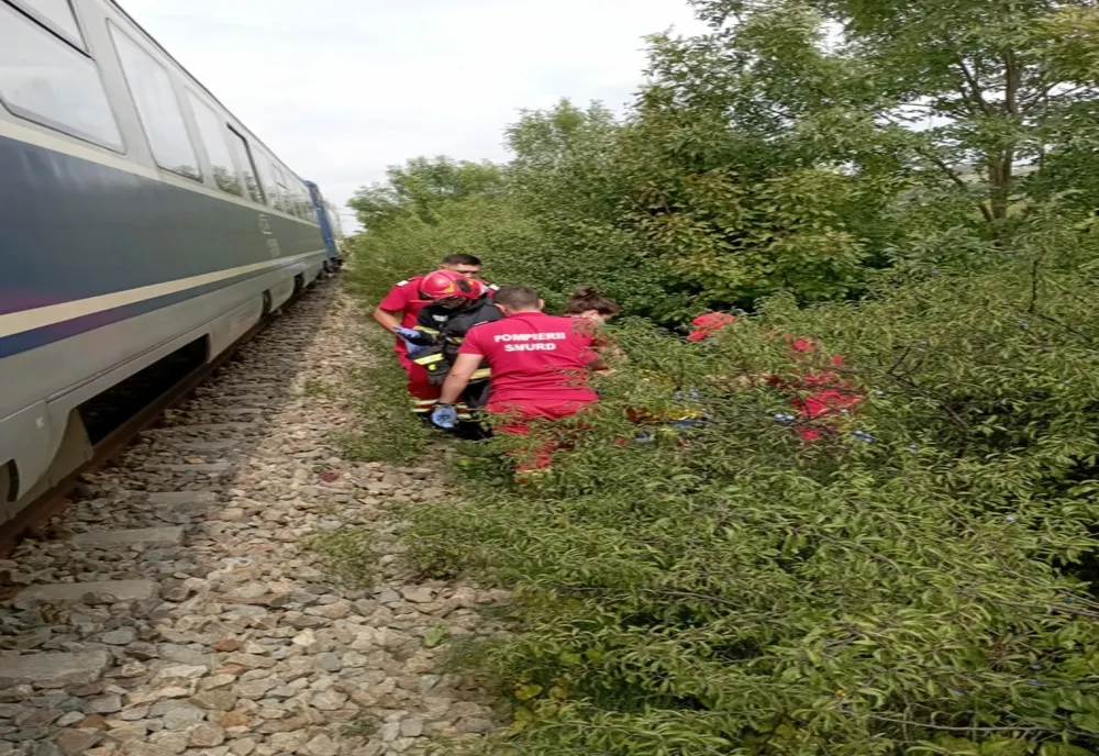 O persoană s-a aruncat în fața trenului în Vaslui