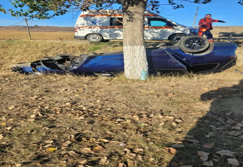 Cascadorie periculoasă la limita dintre județele Vaslui și Iași