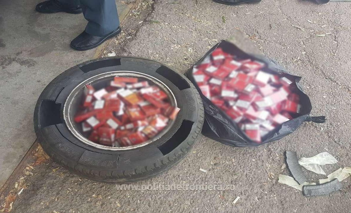 Aproximativ 36.500 țigarete de contrabandă descoperite la frontieră