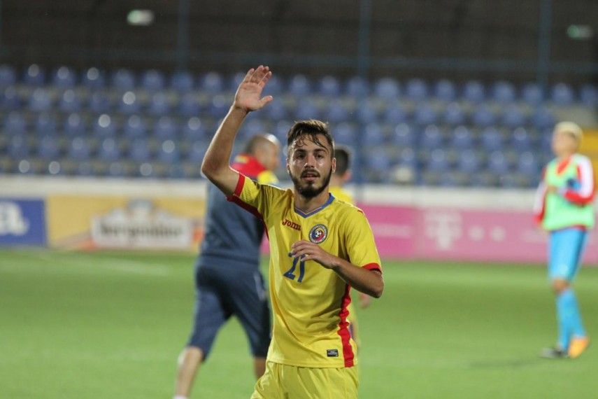Bârlădeanul Andrei Ciobanu a revenit cu gol la naționala U21
