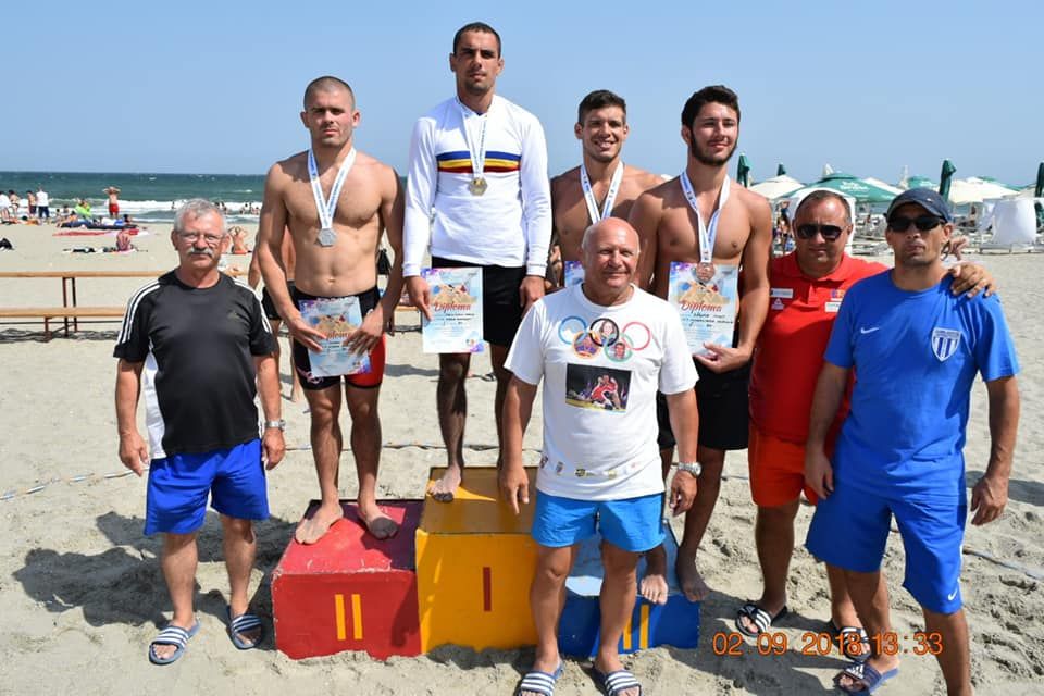 Bestia Moldovei, pe podium la Naționalele de lupte pe plajă
