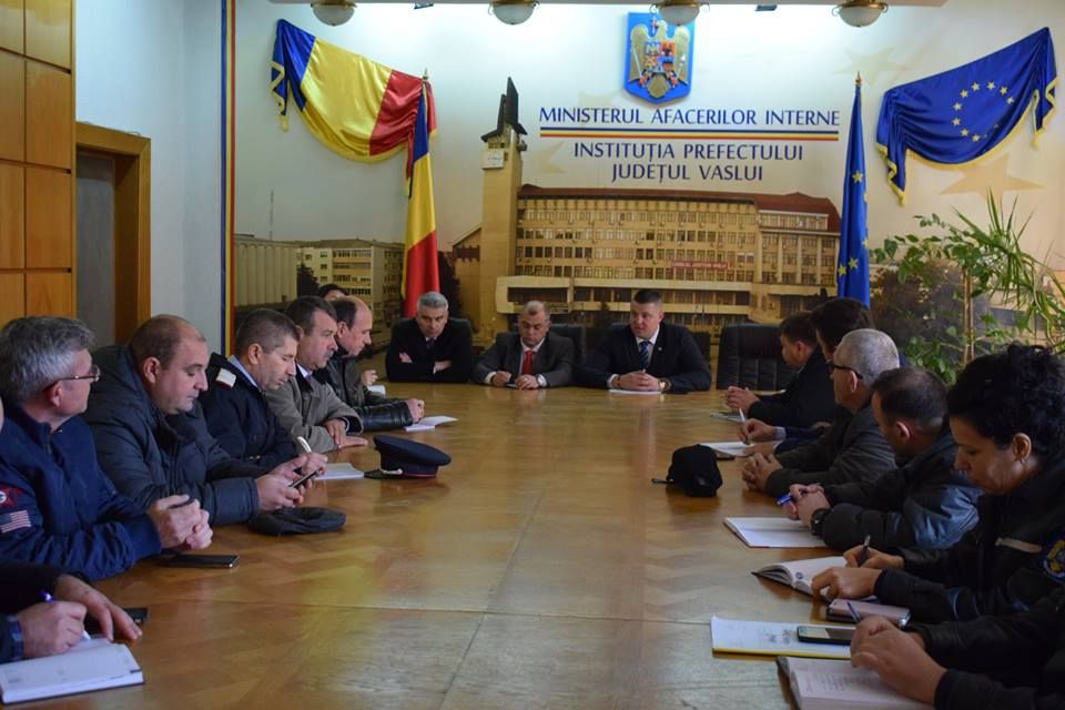 Prefectul Vasluiului a convocat Comitetul Județean pentru Situații de Urgență