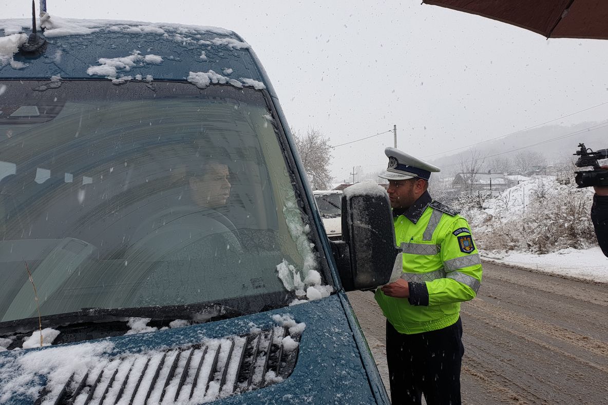 Polițiștii vasluieni au ieșit în stradă pentru prevenție