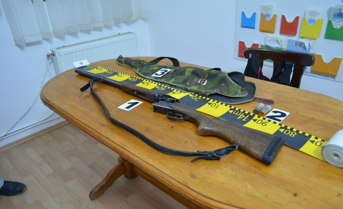 Braconier depistat de poliţiştii de frontieră la Bumbăta