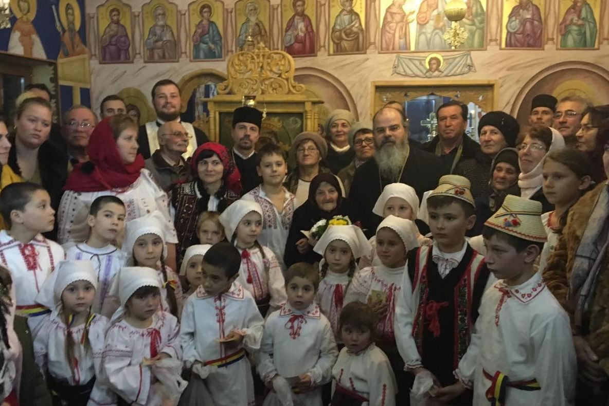 Bătrâna Centenar de la Bereasa, sărbătorită de PS Ignatie