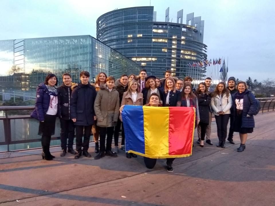 Elevi de la Liceul ”Ștefan Procopiu”, în vizită la Strasbourg