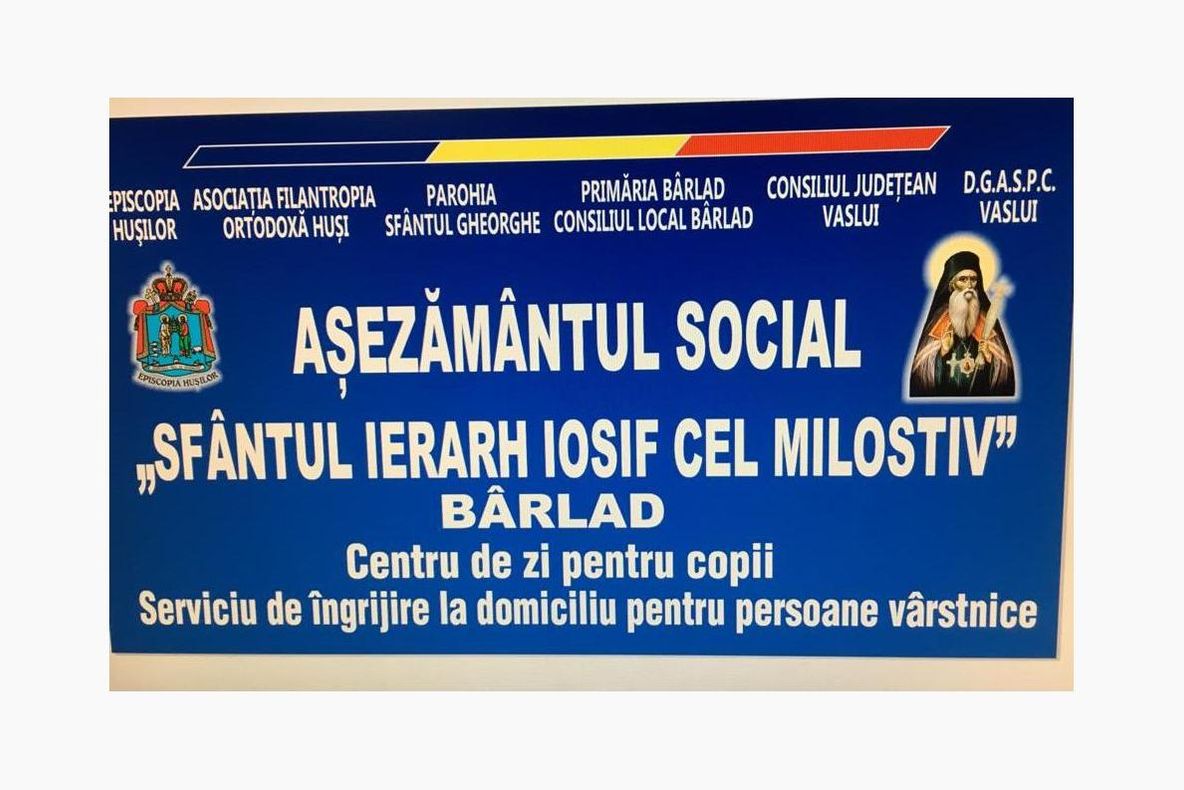 Așezământ social inaugurat la Bârlad, cu sprijinul Episcopiei Hușilor