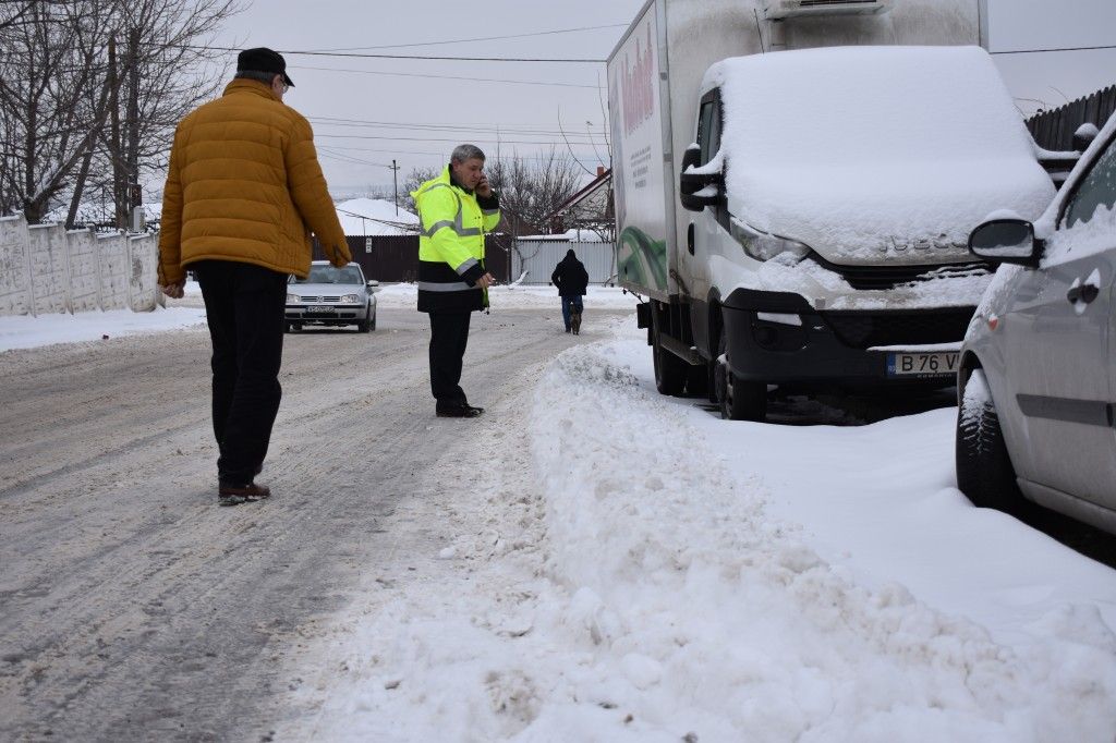 Situația străzilor din municipiul Bârlad după ninsoare