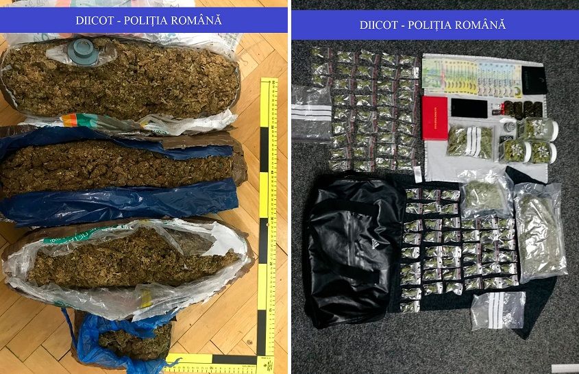 Trei bârlădeni reținuți de DIICOT pentru trafic de droguri