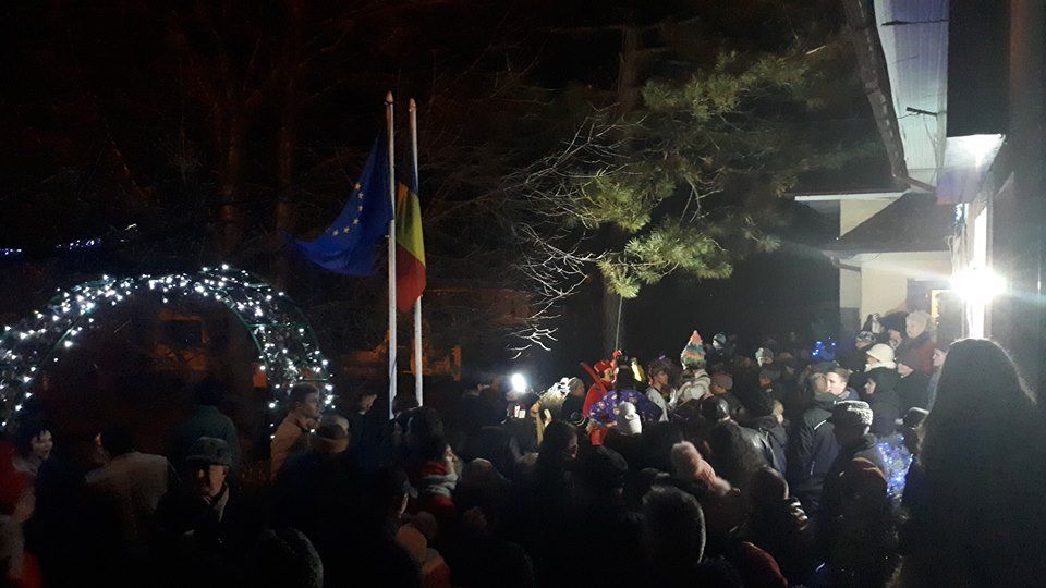 Noul an întâmpinat cu focuri de artificii la Ștefan cel Mare