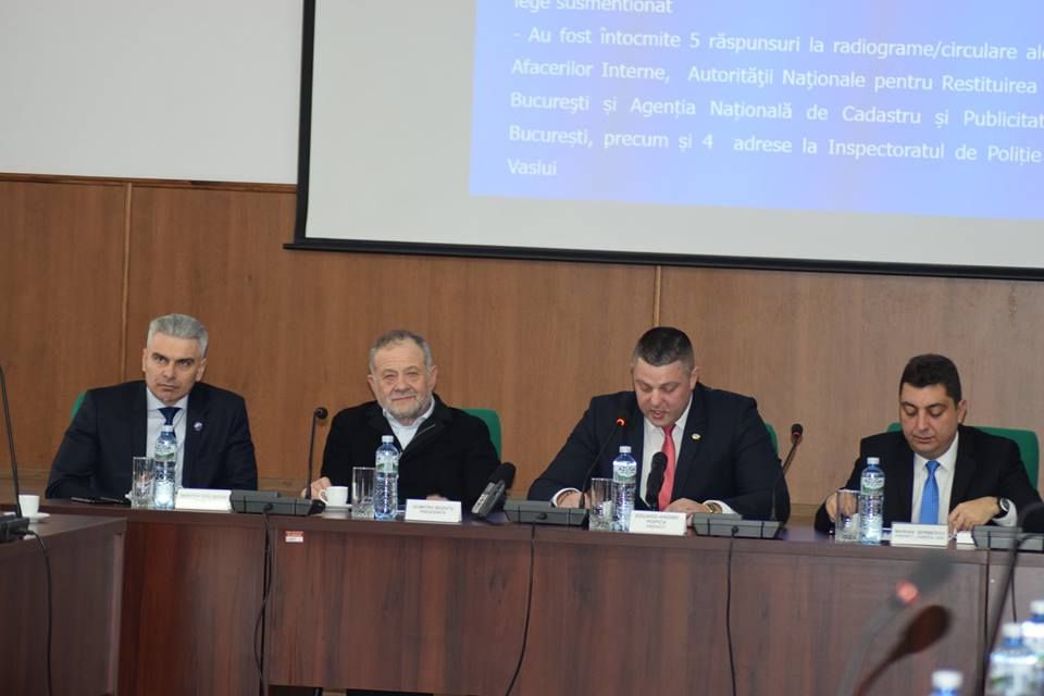 Prefectul județului Vaslui a prezentat bilanțul pe anul 2018