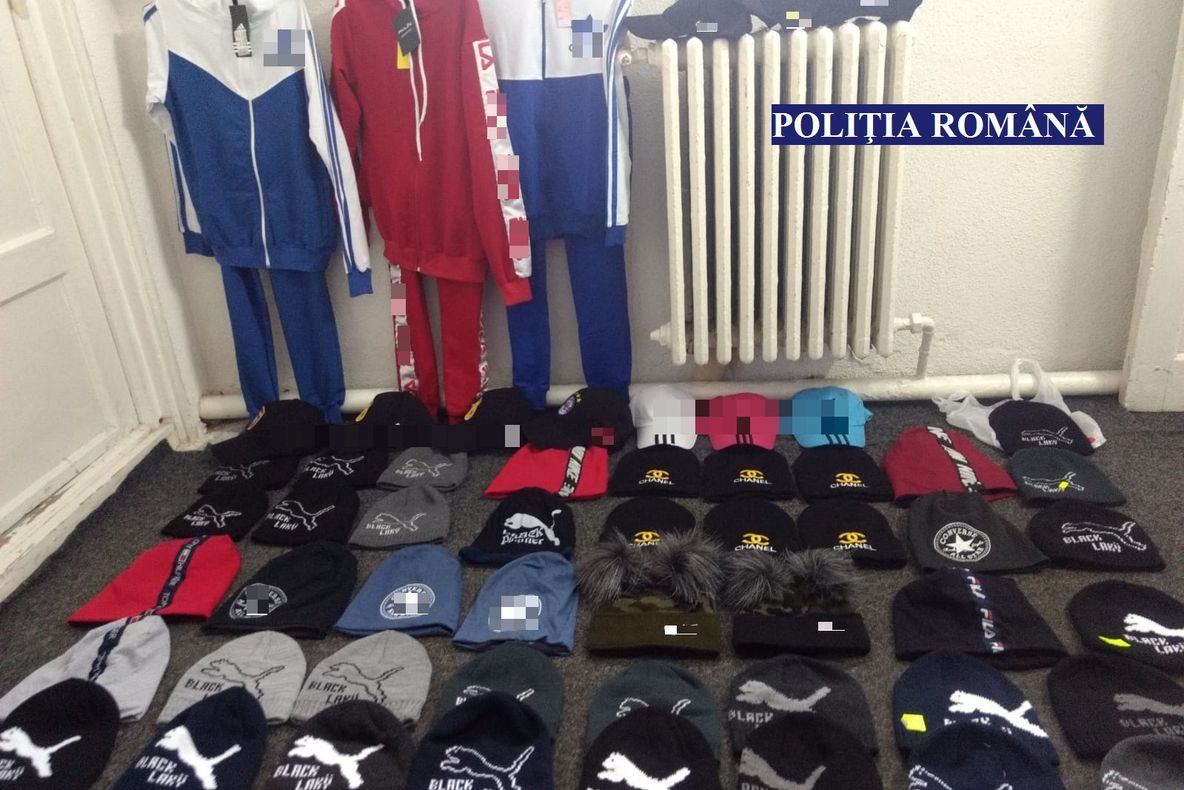 Societăți comerciale amendate și marfă contrafăcută confiscată