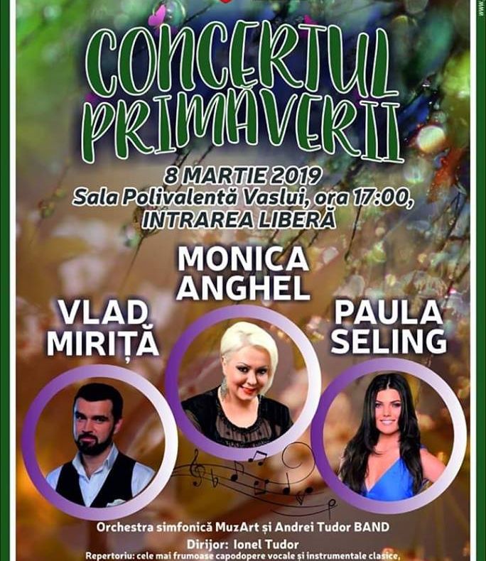 Monica Anghel și Paula Seling, le cântă vasluiencelor de 8 martie