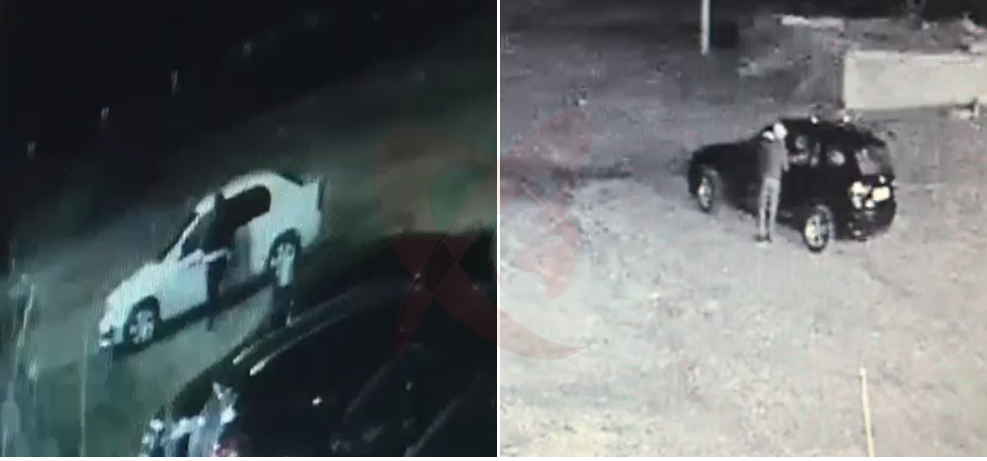 VIDEO. Trei indivizi căutați de polițiști după ce au spart mai multe mașini în zona Gării din Bârlad