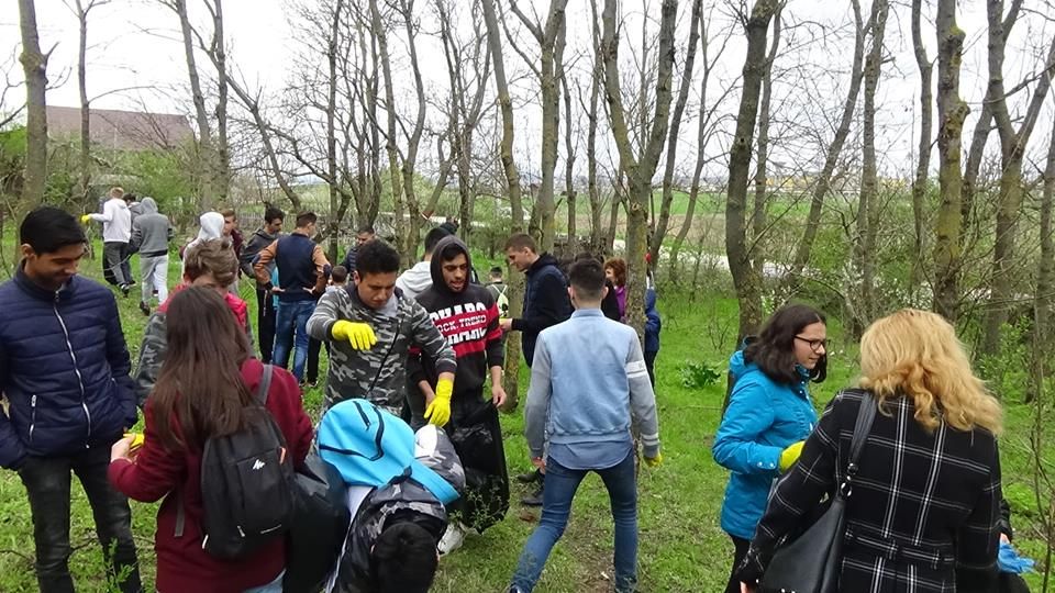 Voluntari ai DJST Vaslui au igienizat Pădurea Paiu