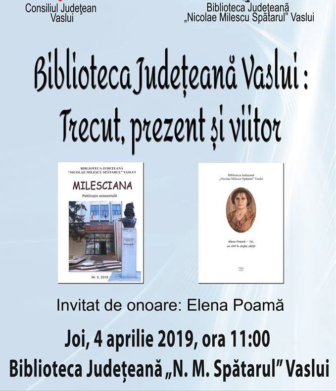 Biblioteca Județeană Vaslui: Trecut, prezent și viitor!