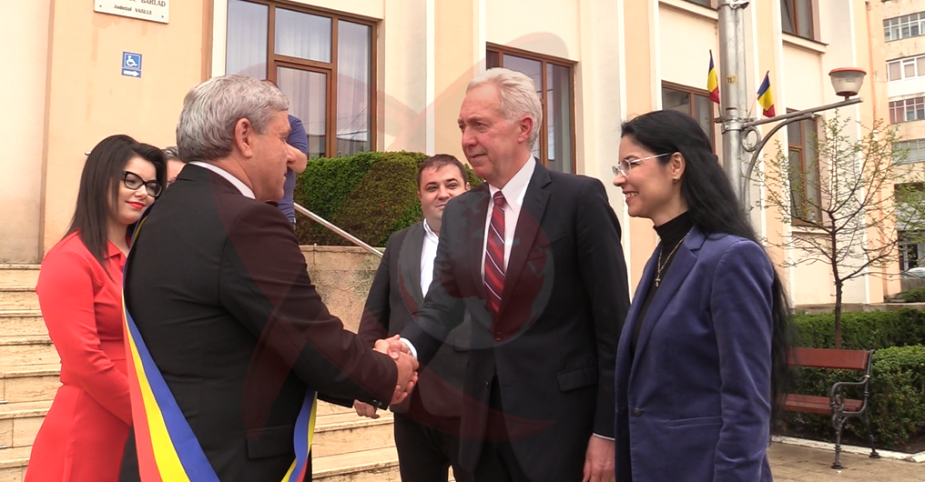 VIDEO. Ambasadorul SUA, Hans Klemm, în vizită la Bârlad