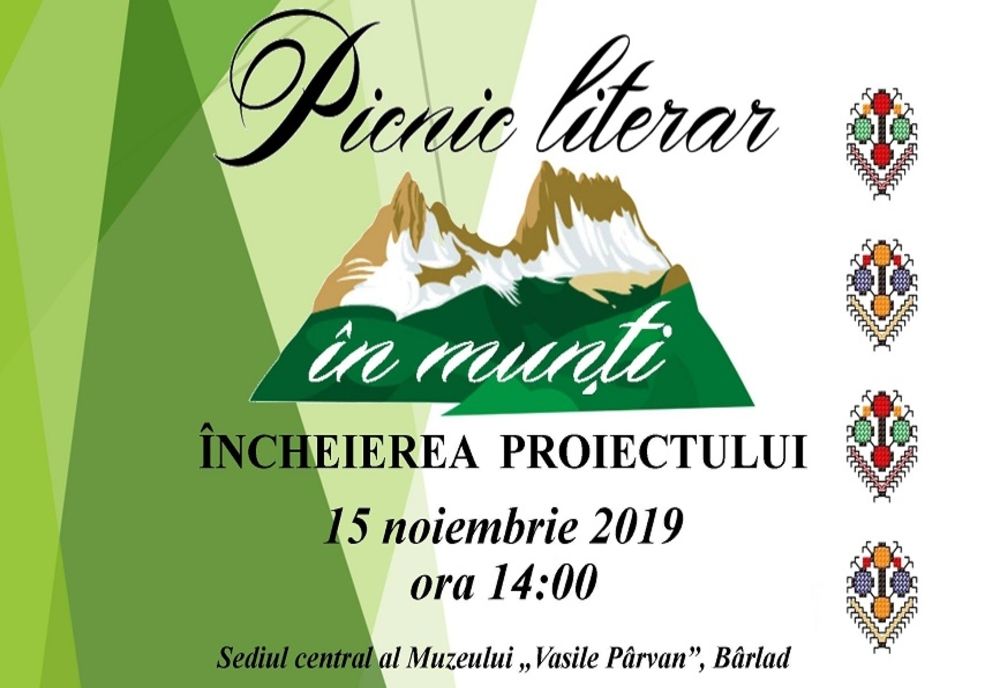 „PICNIC LITERAR ÎN MUNȚI”, la final de proiect
