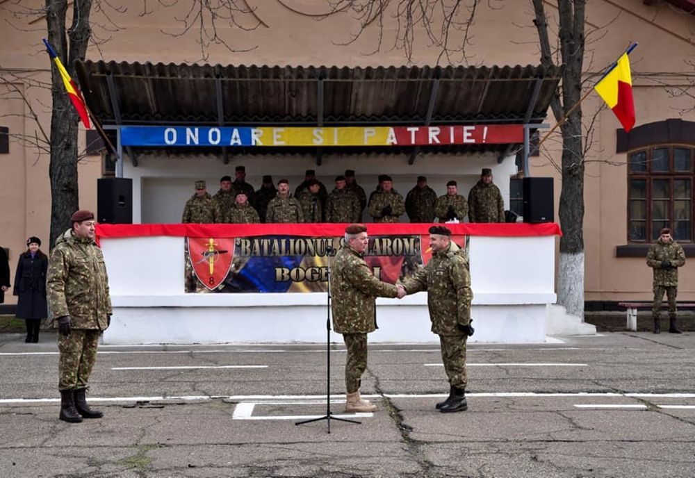 Batalionul 83 LAROM “Bogdan I” din Garnizoana Bârlad, are comandant nou!
