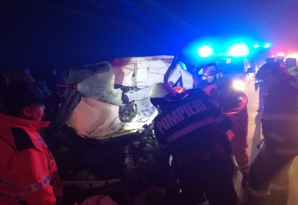 Accident rutier la ieșire din Bârlad spre Pogana - FOTO