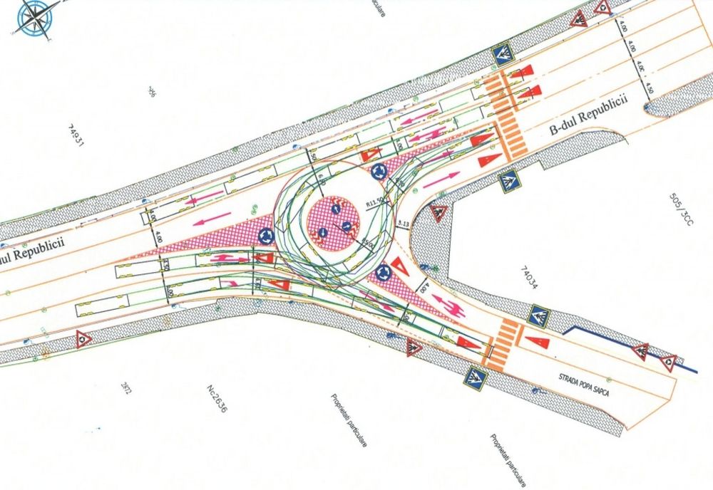 Demersuri pentru șoseaua ocolitoare a Bârladului și înființarea a două noi sensuri giratorii 