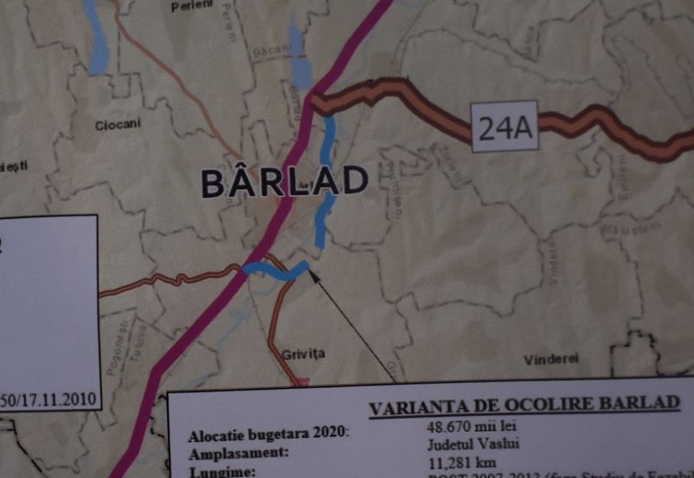 Dumitru Boroș: „Oficial, s-a stabilit data la care încep lucrările la varianta de ocolire a Bârladului!”