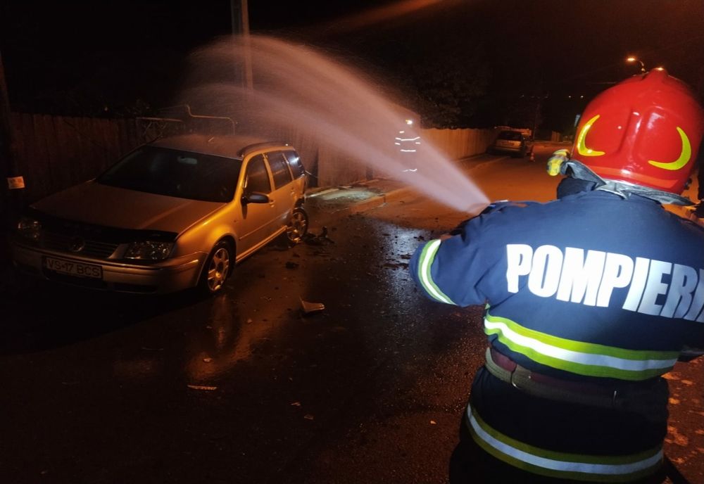 Pericol de explozie în Huși după ce o mașină a rupt o țeavă de alimentare cu gaz 