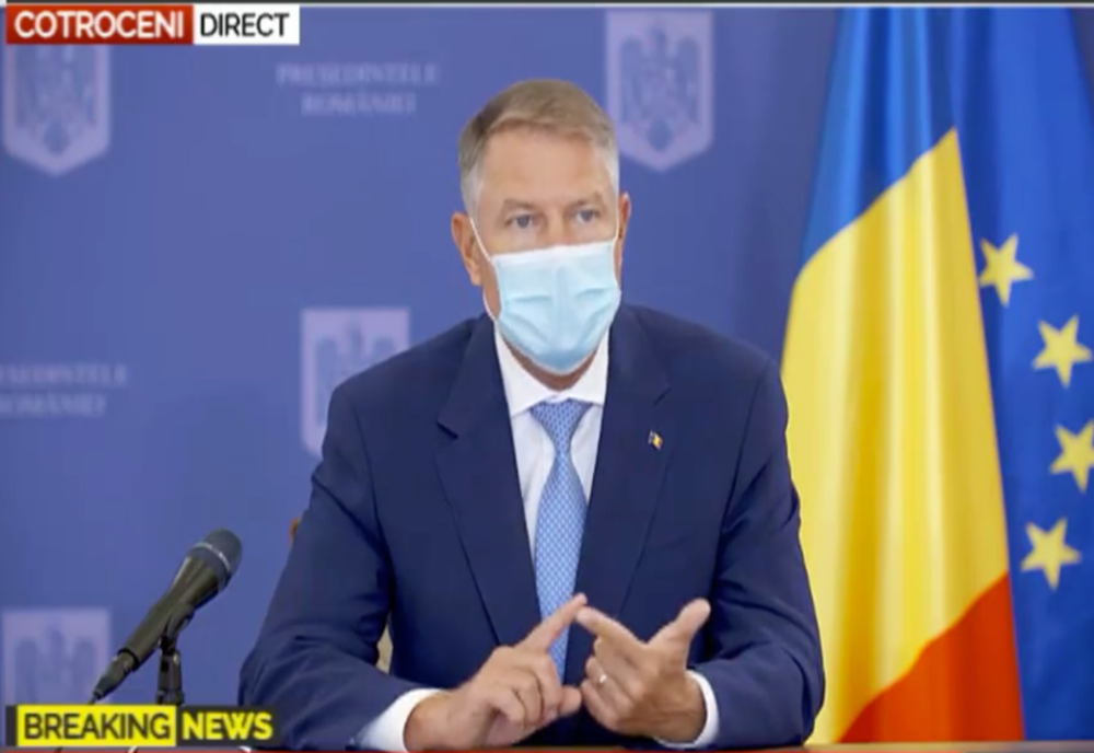 Klaus Iohannis: ”Capitala a depășit acel indice ALARMANT. Foarte multe județe sunt aproape de acest scenariu. Se impun RESTRICȚII”