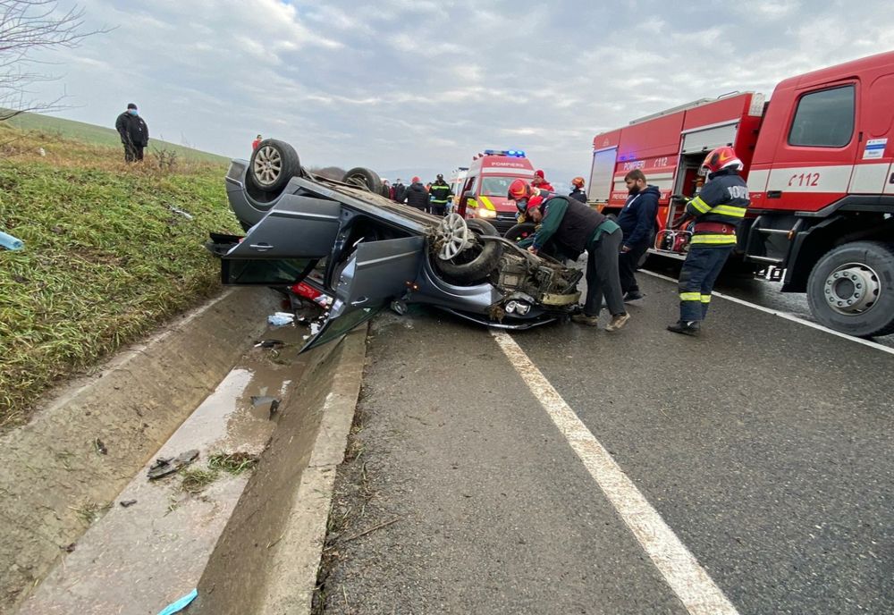 Accident cu victime multiple în județul Vaslui (FOTO)