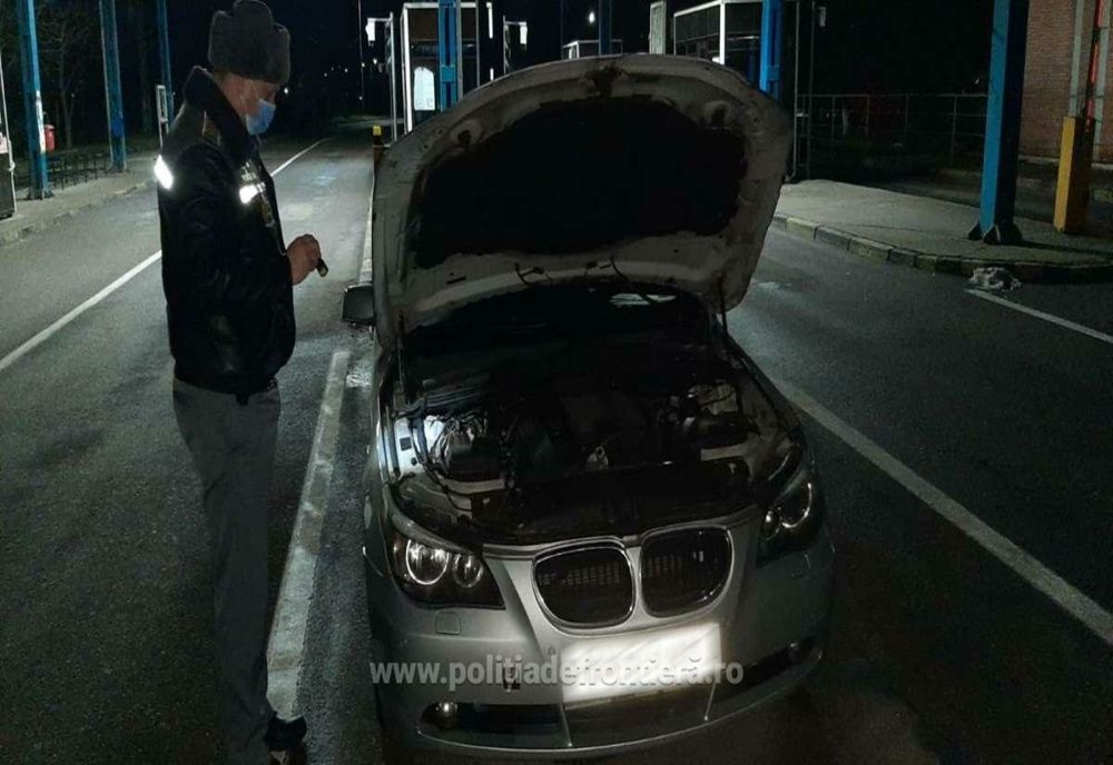 BMW furat din Marea Britanie, descoperit în Vama Albița