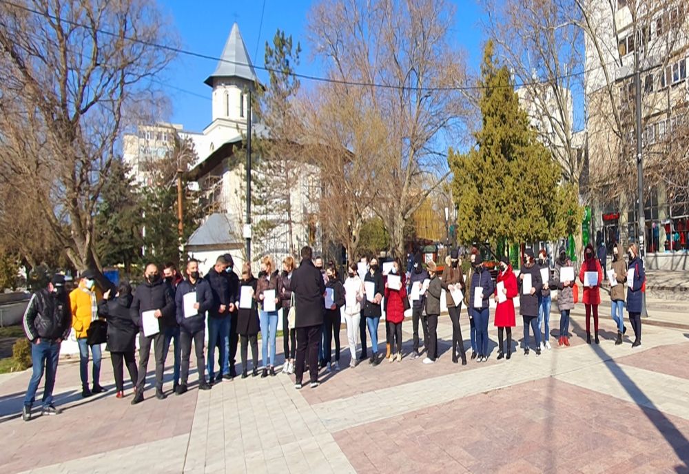 HoReCa a ieșit în stradă la Bârlad - FOTO