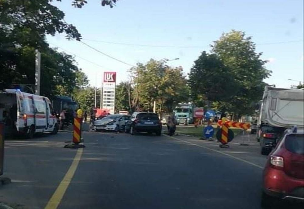 Accident rutier la intrarea în Bârlad dinspre Vaslui