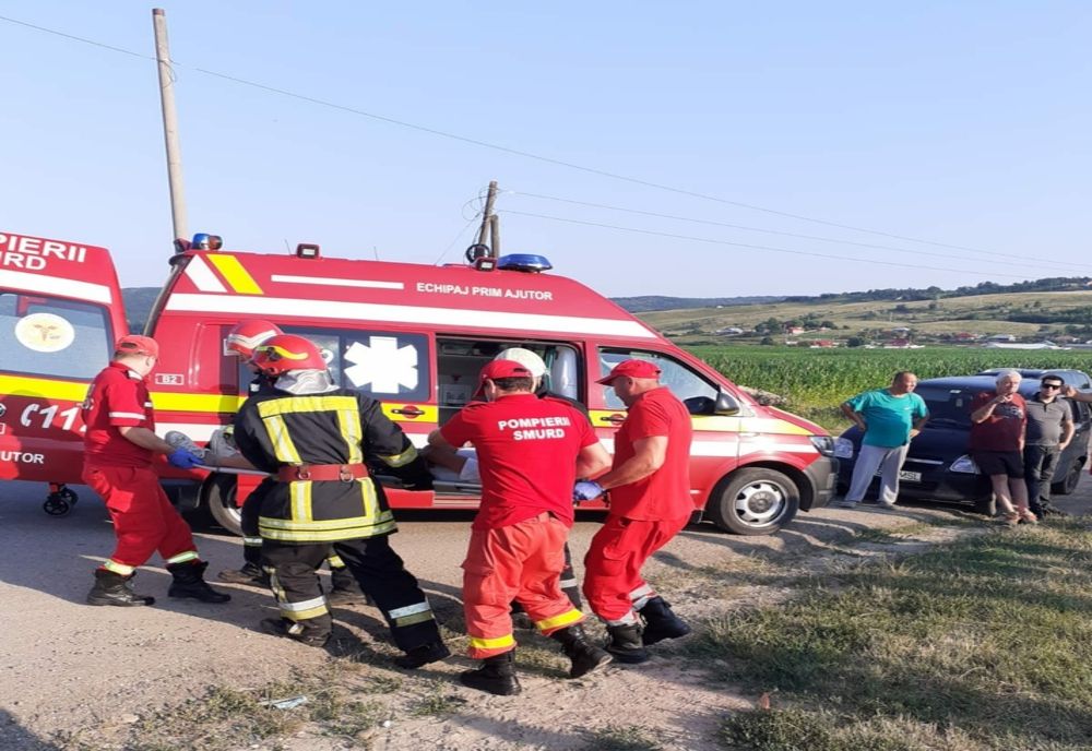 Accident rutier la Pușcași. Două persoane au ajuns la spital