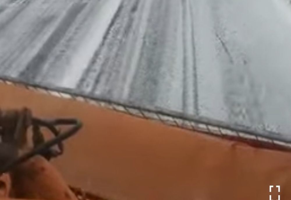 VIDEO A nins, din nou, pe Transfăgărăşan!